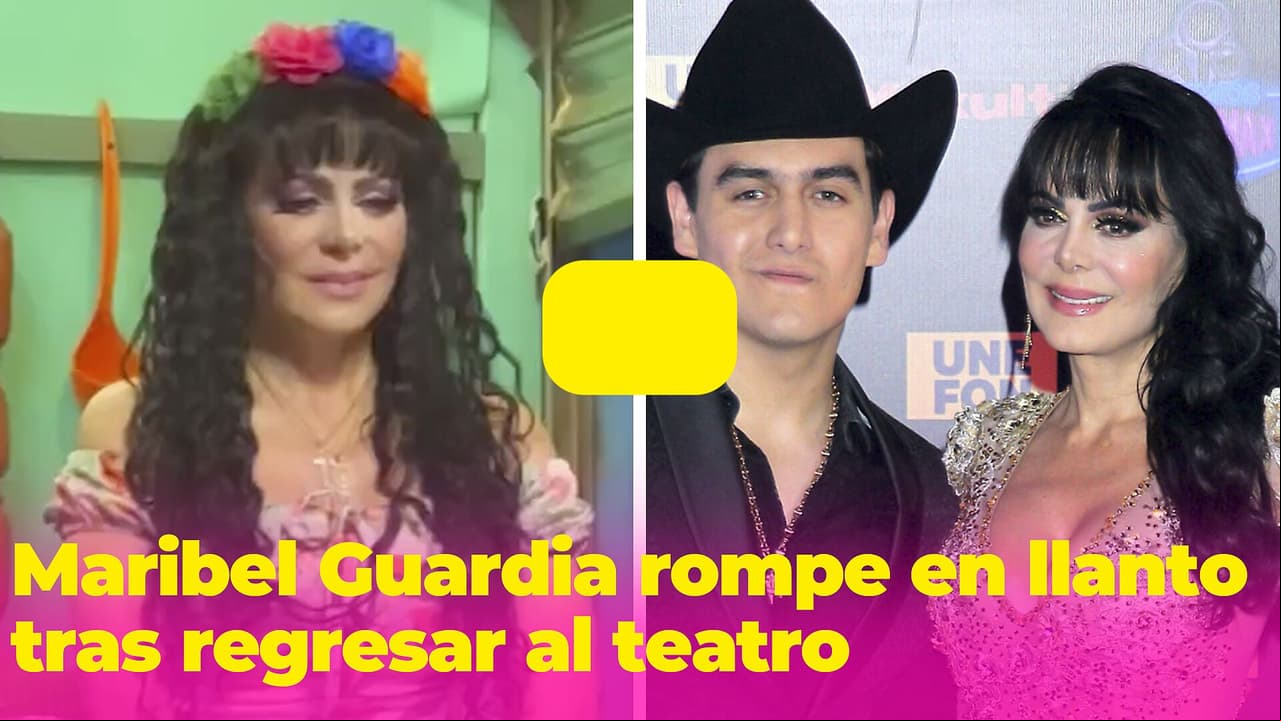 Maribel Guardia rompió en llanto al ser recibida con una gran ovación a su regreso al teatro
