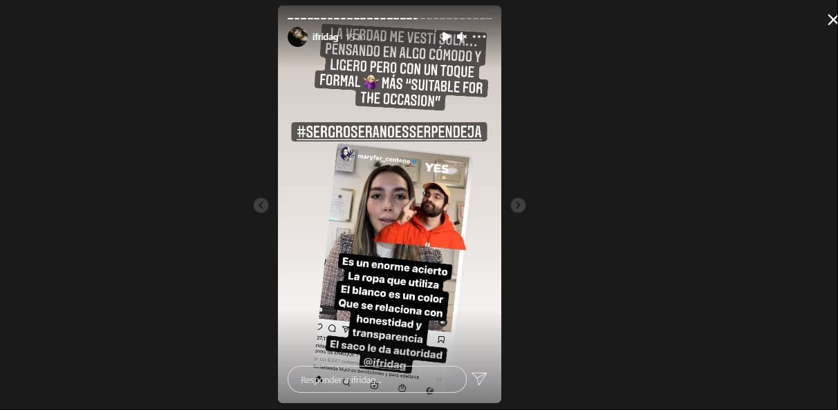 Frida Sofía responde a críticas por su vestimenta.
