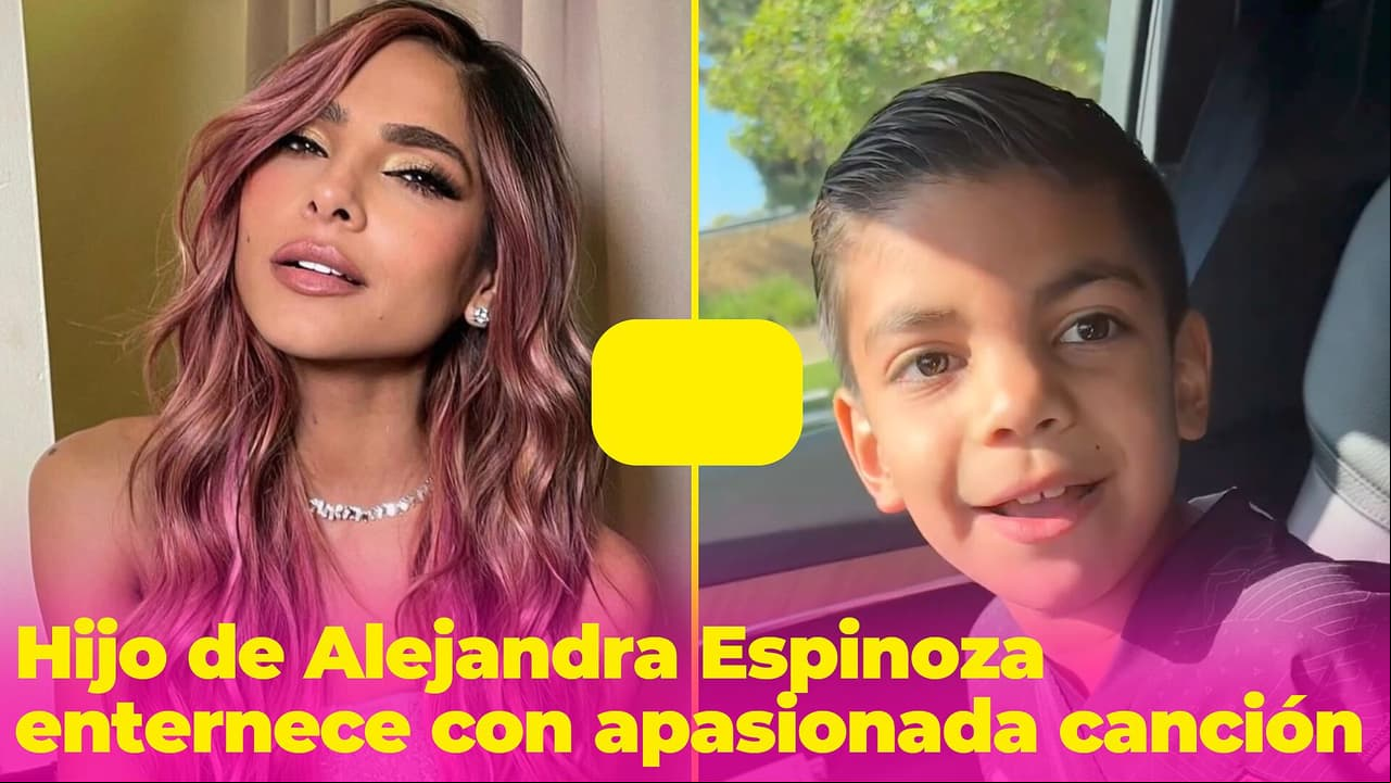Matteo enternece a los fans de Alejandra Espinoza con esta apasionada interpretación
