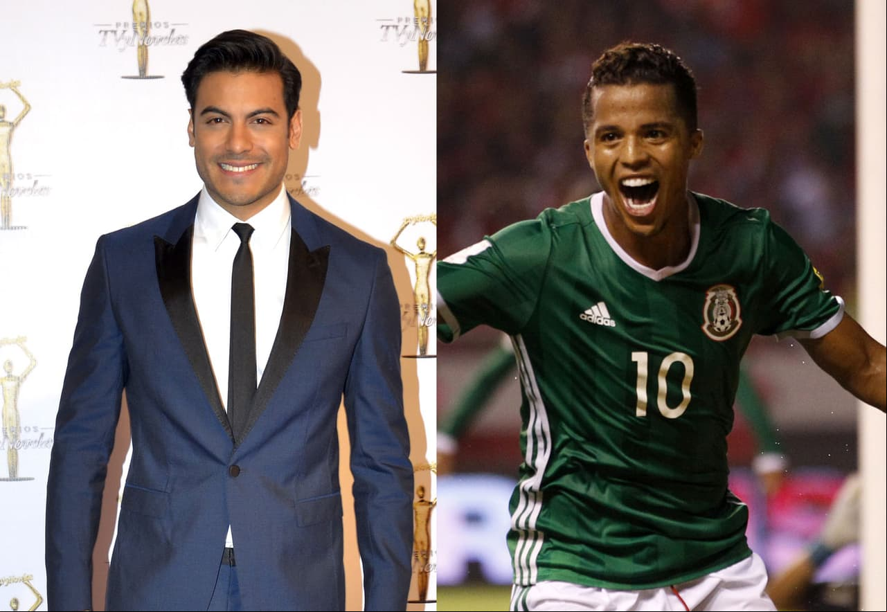 Carlos Rivera y Giovani Dos Santos conviven en la playa