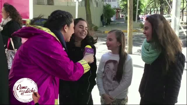 ENTREVISTA IMPROVISADA: En medio de las grabaciones con Fernanda Sasse y sus amigas