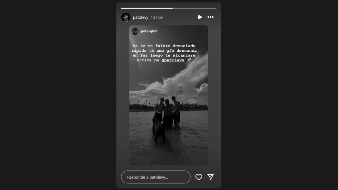 Hijo de Pato Levy rompe el silencio tras muerte de su padre.