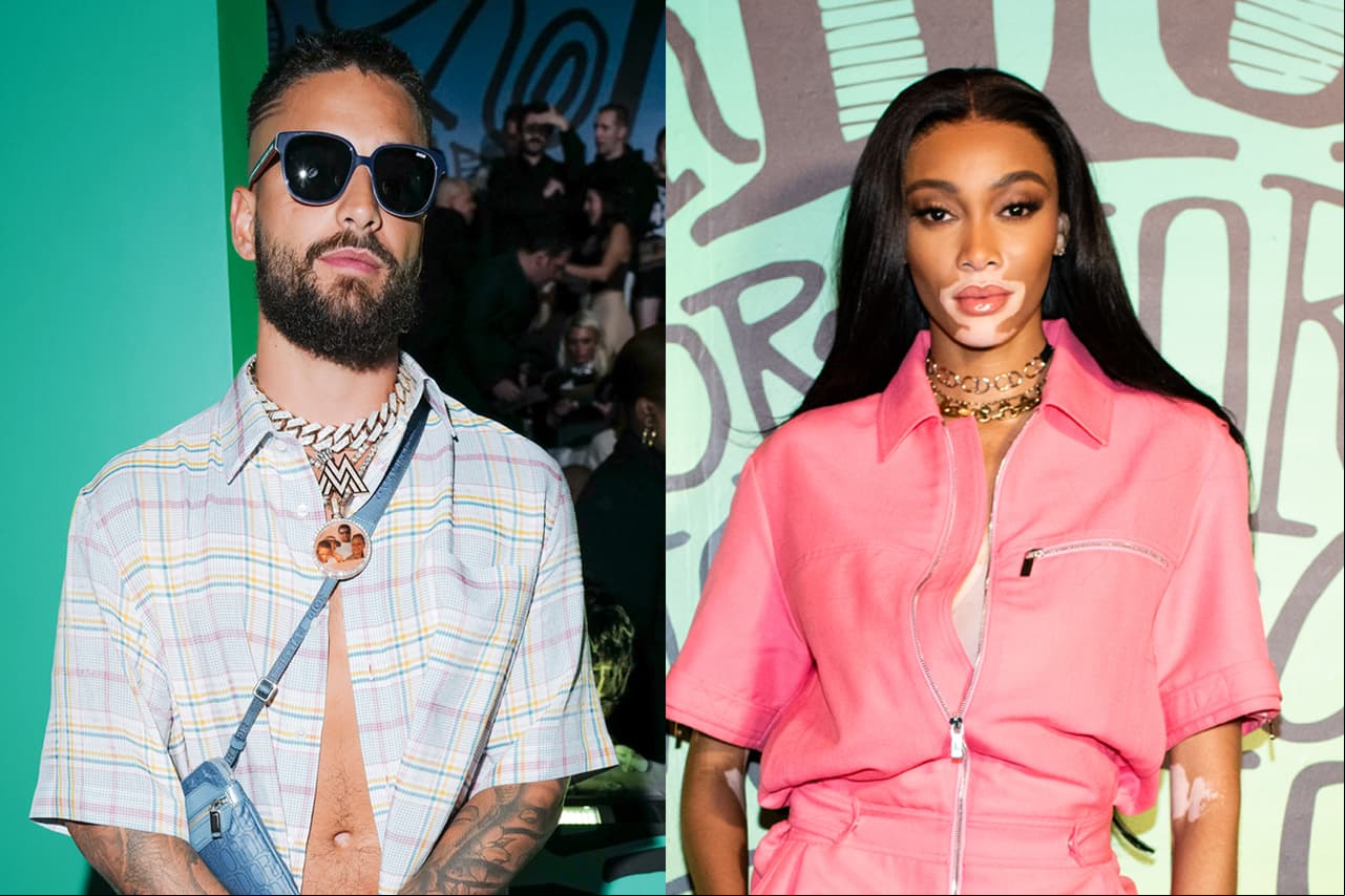 Maluma y Winnie Harlow desatan rumores de romance tras ser captados en importante evento