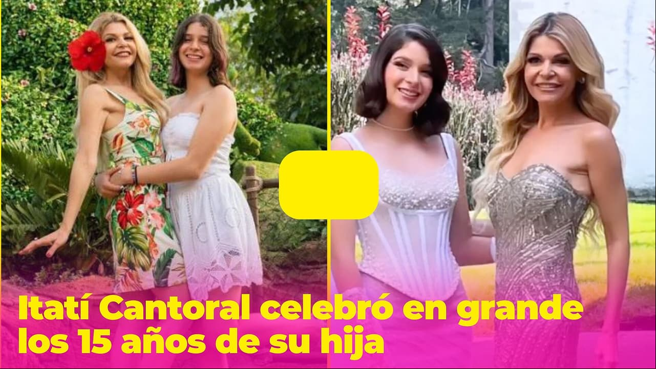 Itatí Cantoral celebró en grande los 15 años de su hija: el vestido retro, la lujosa fiesta y más