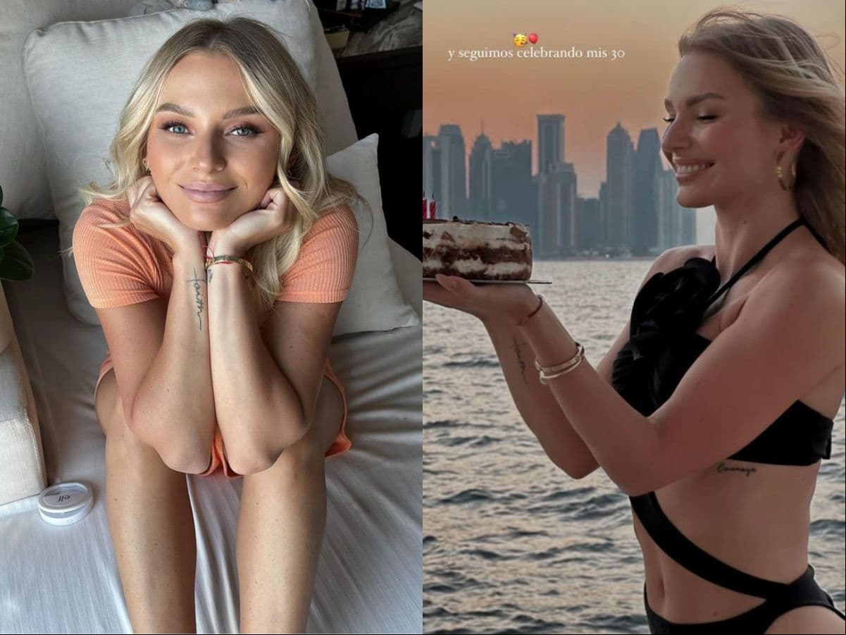 Irina Baeva celebra su cumpleaños con tremenda fiesta en Qatar