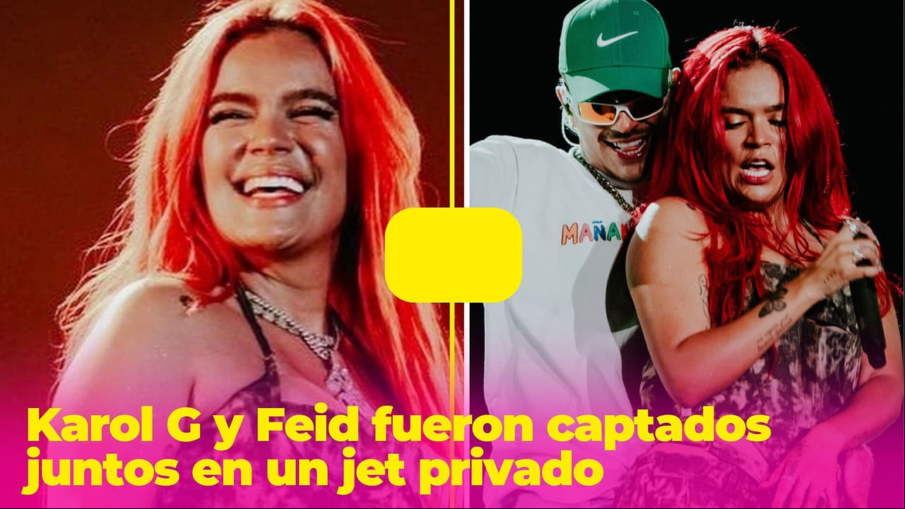 ¿Son Karol G y Feid juntos? Fans aseguran que viajaron en el mismo jet privado