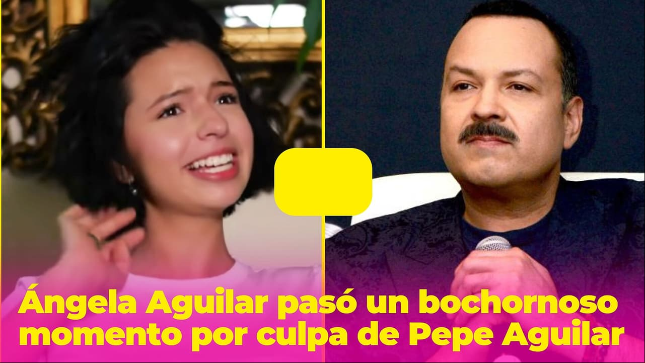 “¿Por qué estás diciendo estas cosas?“: Pepe Aguilar le hizo pasar un bochornoso momento a su hija Ángela