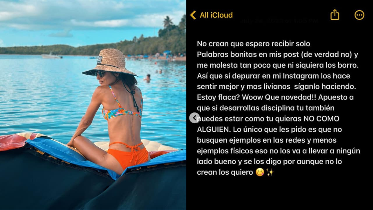 Alejandra Espinoza también hizo una "petición" a sus detractores.
