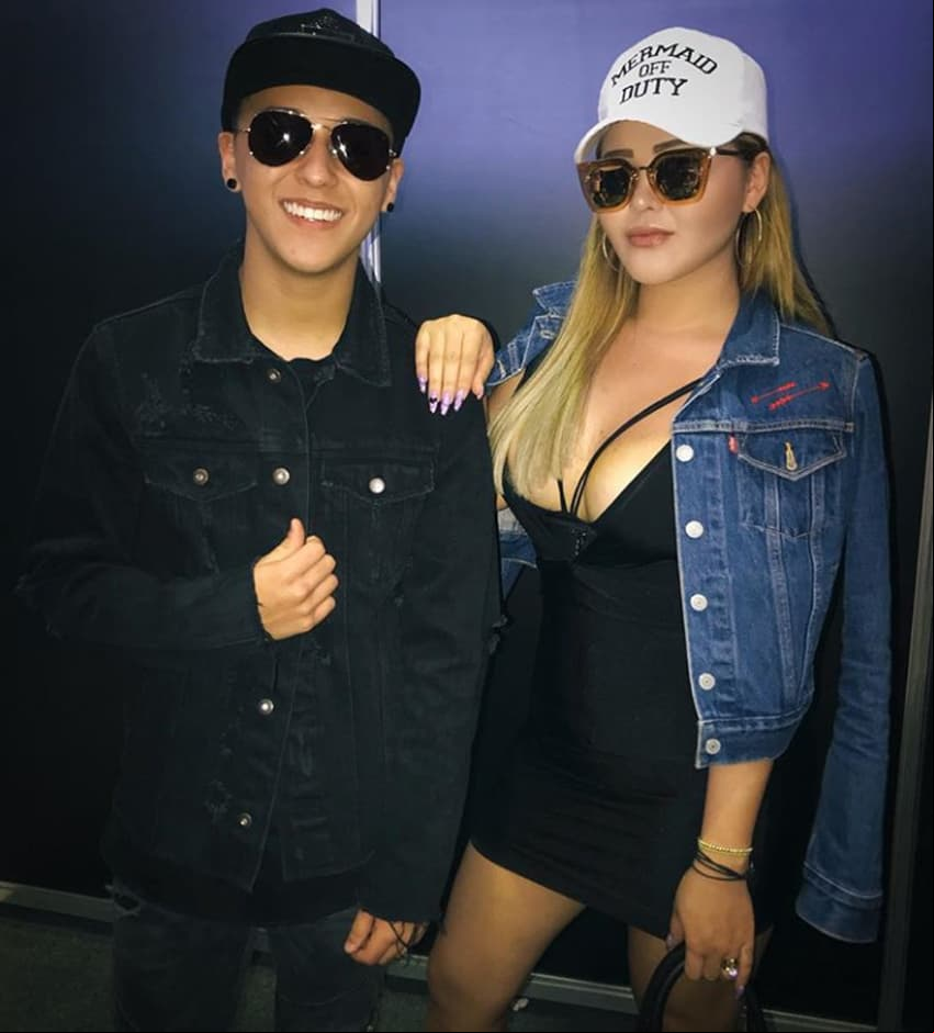 Lapizito y Gomita en un importante evento