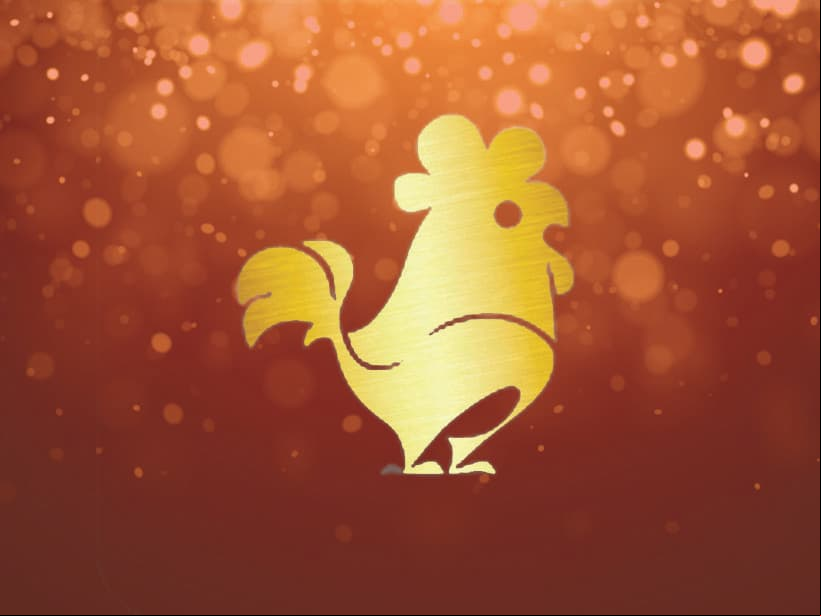 <b>GALLO</b>
<br>1921, 1933, 1945, 1957, 1969, 1981, 1993, 2005 y 2021
<br>Aventurero. Siempre están dispuestos a ayudar a las personas. Maravilloso sentido del humor, serios, organizados e inteligentes. Toman decisiones sólidas y son honestos al dar su opinión. Creativos, claros y hábiles. 
<br>
<b>Carrera: </b>Teatro, música, publicidad, viajero o escritor de viajes, publicista, soldado, dueño de restaurante 
<br>
<b>Romance: </b>Optimista, desconsiderado 
<b>Compatibilidad:</b> Serpiente, Buey 
<br>
<b>Animal en Conflicto</b>: Conejo