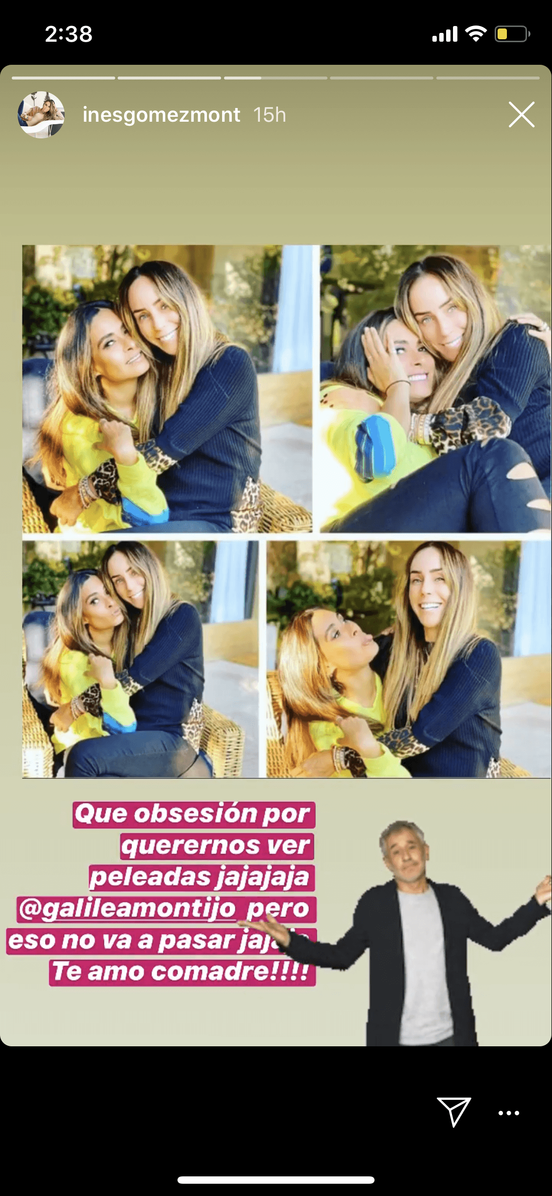 Inés Gómez Mont desmiente enemistad con Galilea Montijo.