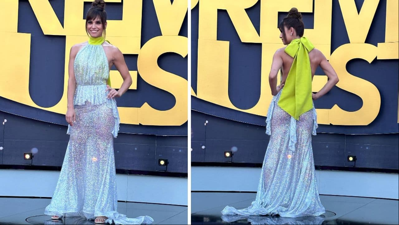 Tania Rincón modela espectacular atuendo durante Premio Lo Nuestro 2023