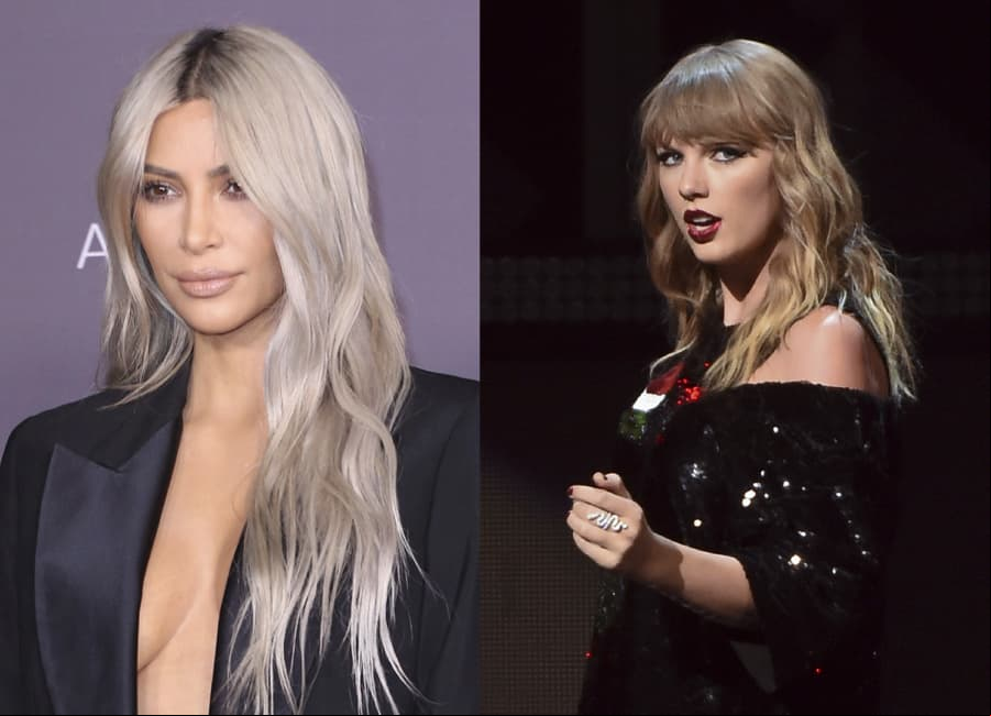 En 2016, Kardashian compartió mensajes privados entre su esposo Kanye West y la cantante, desatando un gran escándalo (FOTO: AP)
