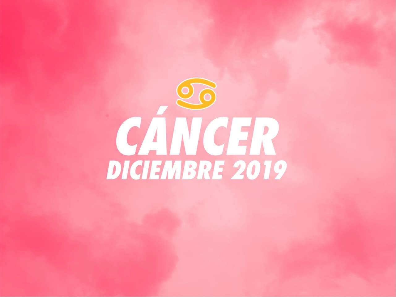 Horóscopo Cáncer: diciembre 2019