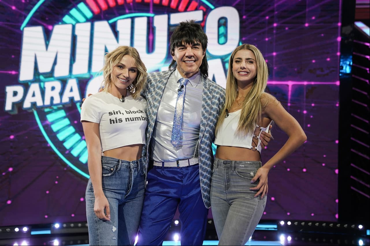Irina Baeva y Michelle Renaud dejan a un lado el drama y hacen equipo en Minuto para Ganar VIP
