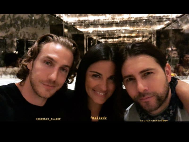 Maite Perroni se reunió con Eugenio Siller