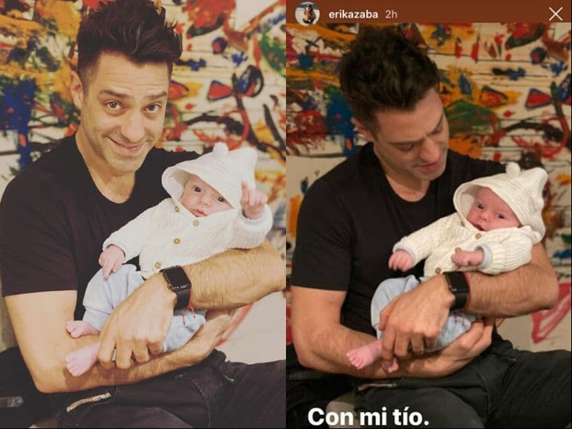 Ari Borovoy presume encuentro con Emiliano, hijo de Erika Zaba