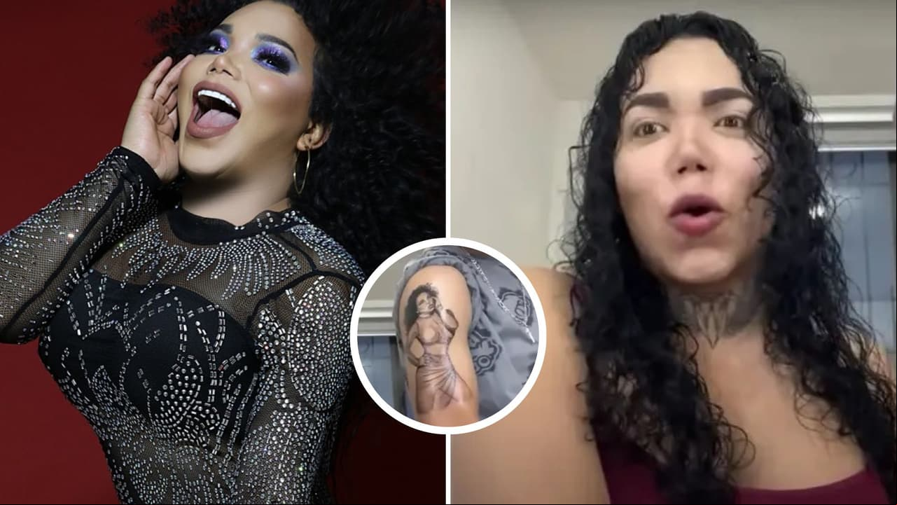 Novio de Paolita Suárez se tatúa foto de ‘La Perdida’ y sus fans la comparan con Belinda