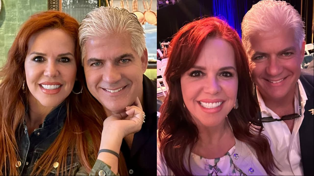 María Celeste Arrarás con su novio, Raúl Quintero.