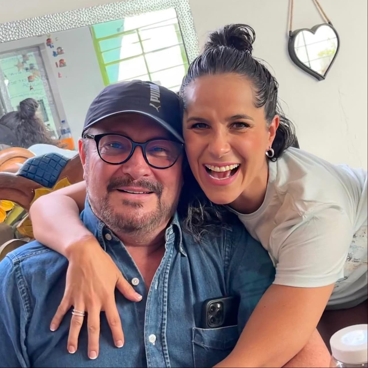 Arturo Peniche y Khiabet, su hija mayor