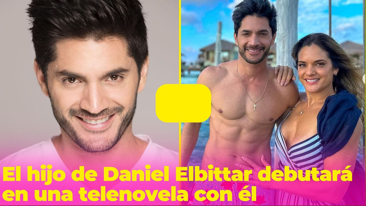 Daniel Elbittar y su pequeño hijo actuarán juntos en una telenovela: así fue el debut de Alexander