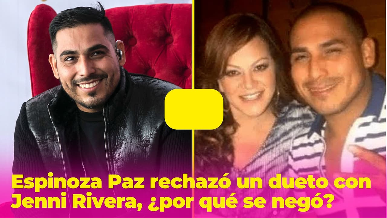 Espinoza Paz rechazó hacer un dueto con Jenni Rivera cuando no era famoso, ¿por qué se negó?