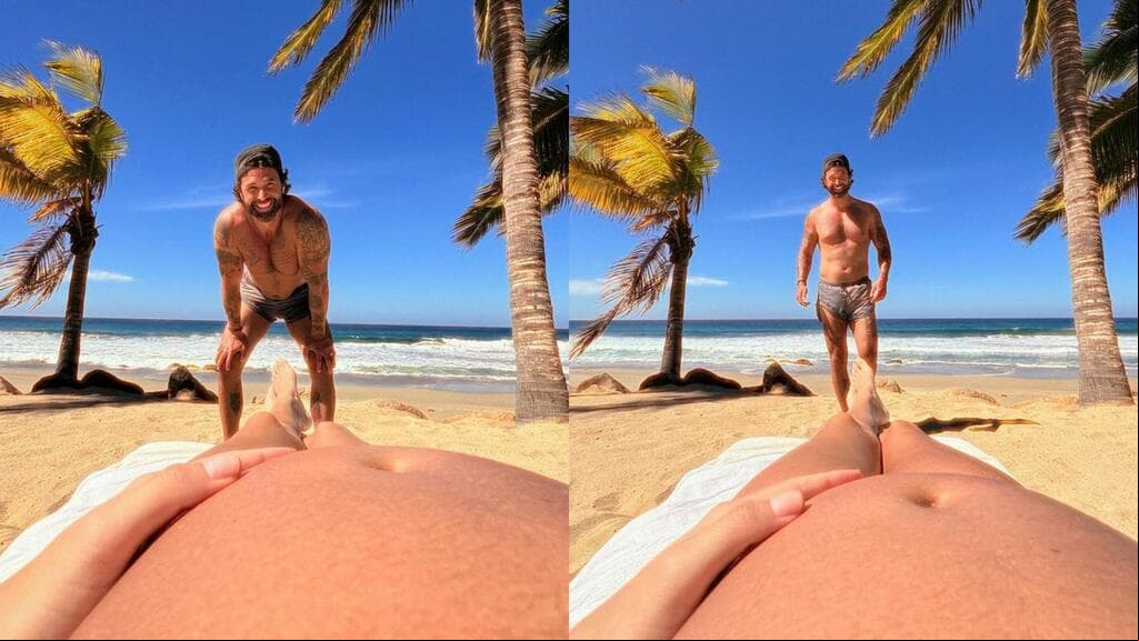 "Enamorada de estos dos": así anunció Michelle Renaud su embarazo con Matías Novoa.