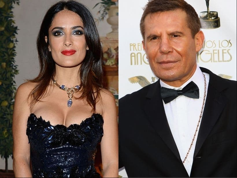 Publican foto de Salma Hayek con Julio César Chávez que confirmaría el romance que tuvieron
