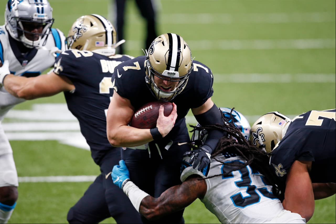 Carolina Panthers estuvieron muy cerca de ganar el partido, sin embargo los New Orleans Saints se lo lleva con marcador 27-24 y consiguen su tercer triunfo al hilo. Un gol de campo de 43 yardas de Will Lutz salva a su equipo en el último cuarto.