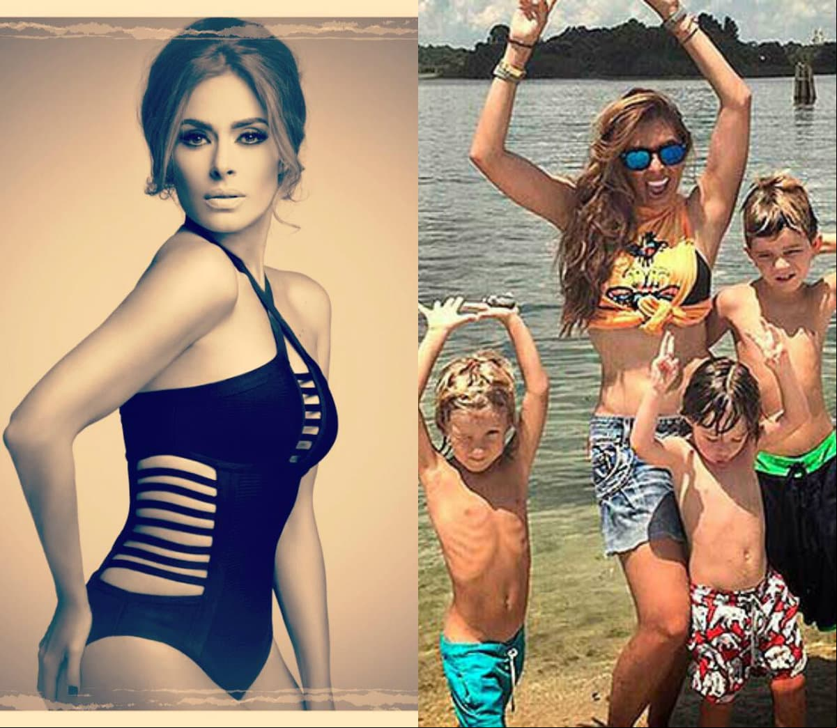 Galilea Montijo es muy amorosa con sus hijastros: Claudio y Alexis
