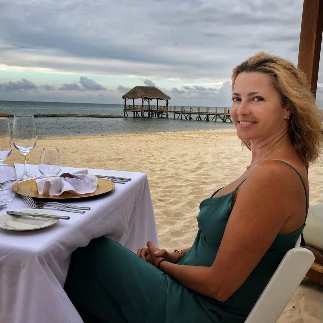Actualmente, la actriz vive en Cancún, donde se encuentra en aislamiento voluntario para evitar la propagación del Covid-19.
