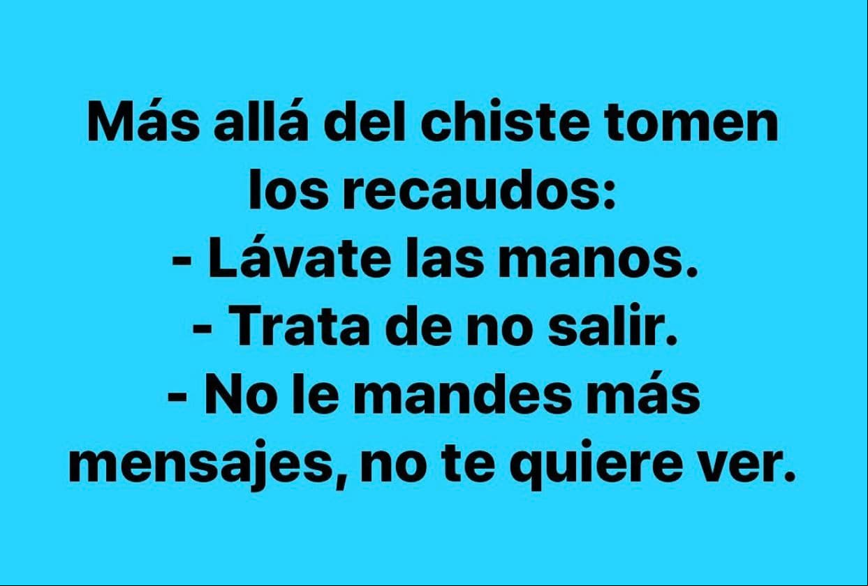 Recuerda no tengas pánico, solo sigue las indicaciones.