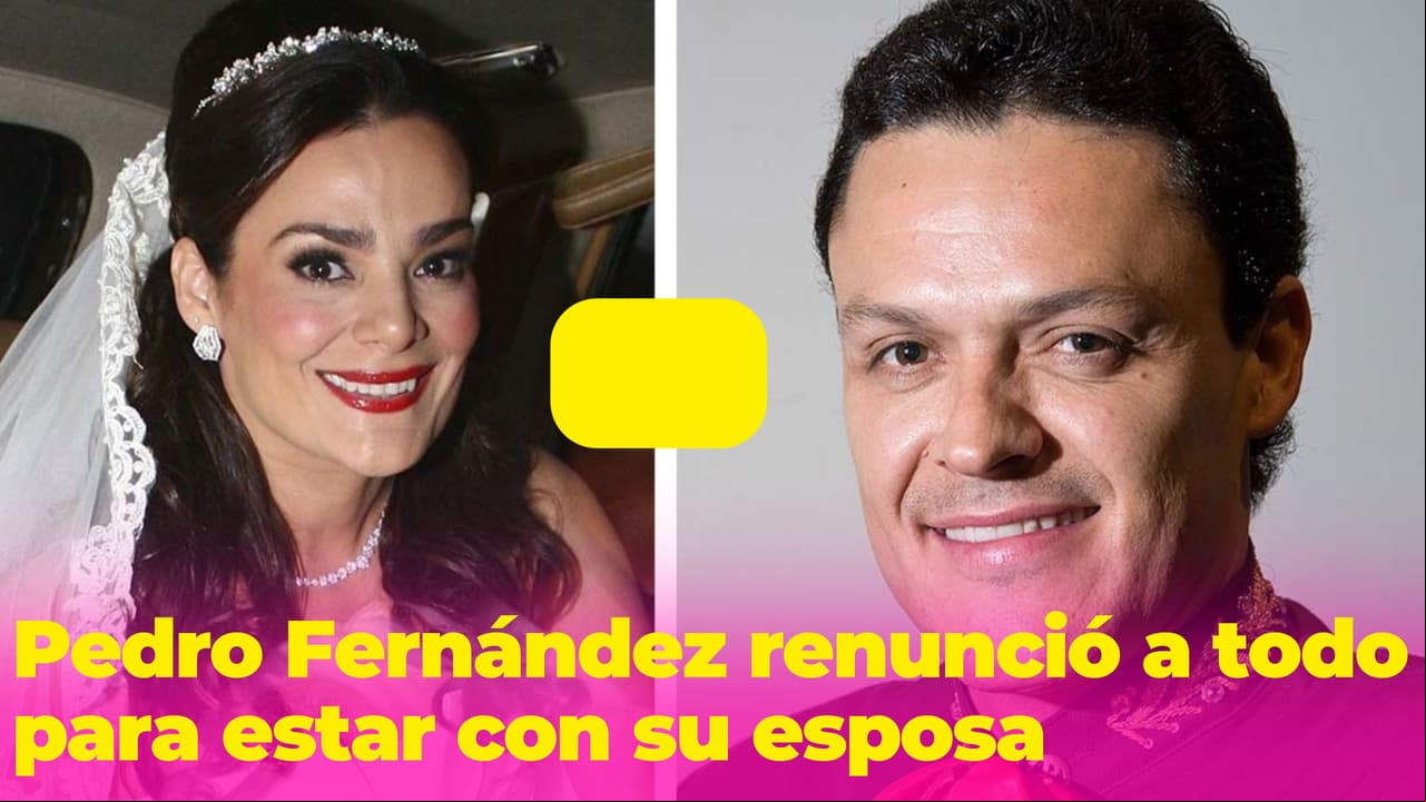 A Pedro Fernández le prohibieron acercarse a su esposa: así demostró que sí era digno de su amor