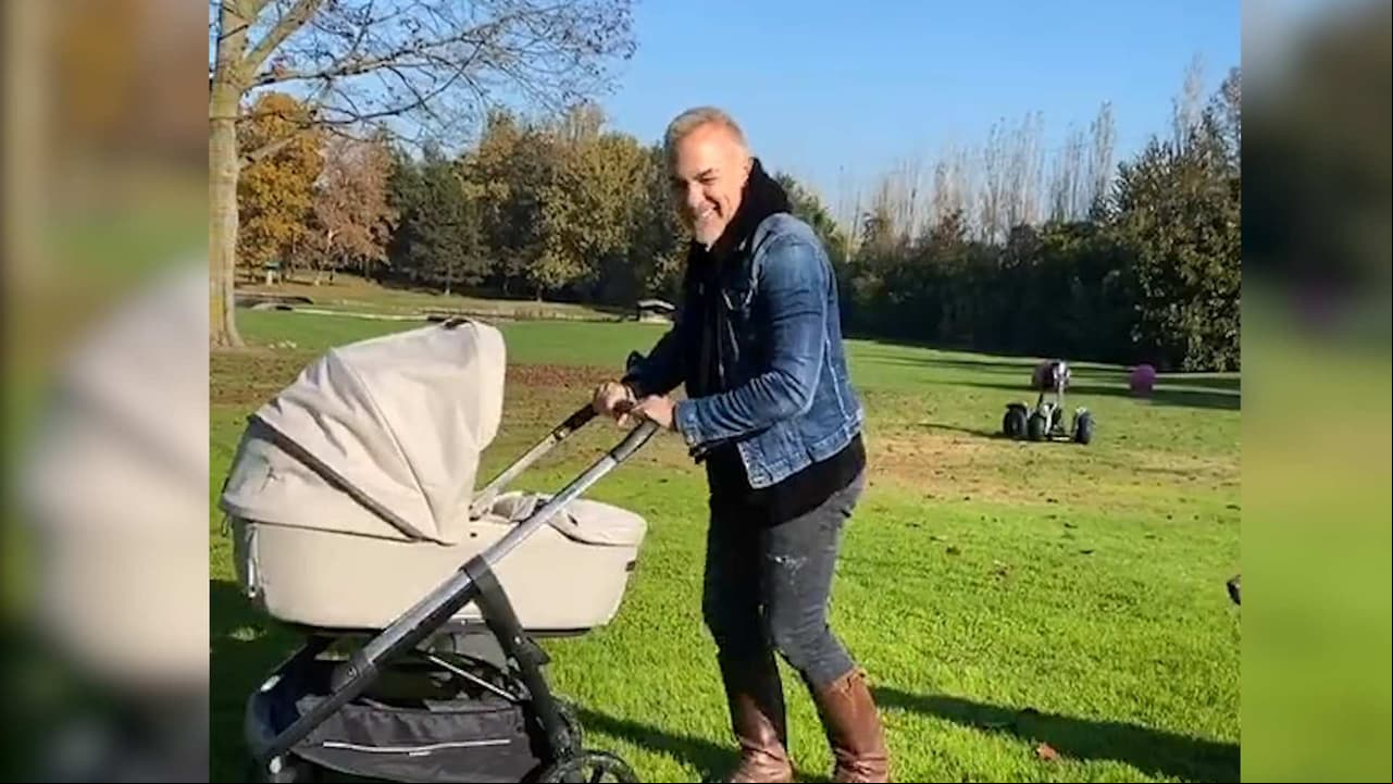 Gianluca Vacchi y su bebé se vuelven virales con este entrañable baile