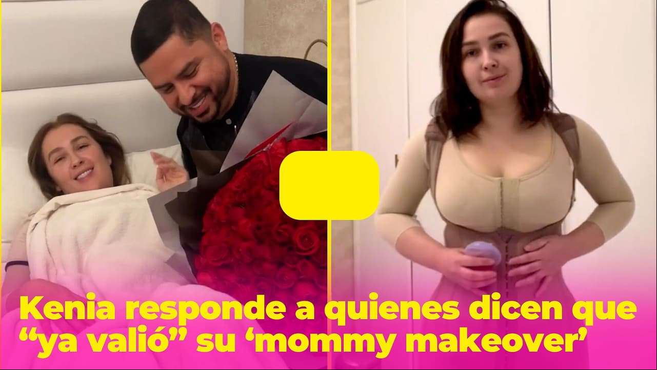 Kenia Ontiveros responde a quienes le dicen que “ya valió” su ‘mommy makeover’ por su embarazo
