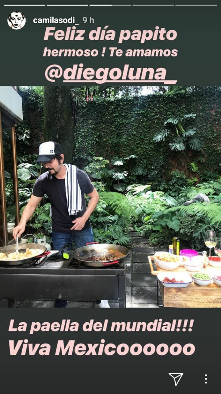 La expareja compartió un lindo domingo familiar de Día del Papá