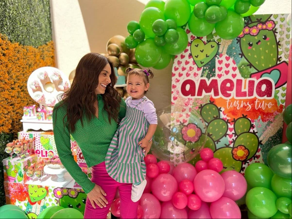 La fiesta de Amelia tuvo como temática los nopales.