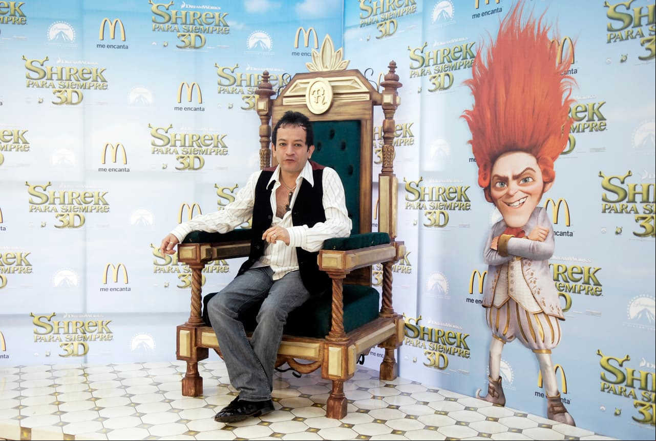 Ese mismo año, Germán hizo el doblaje de la voz de Rumpelstinski en la película 'Shrek tercero'.