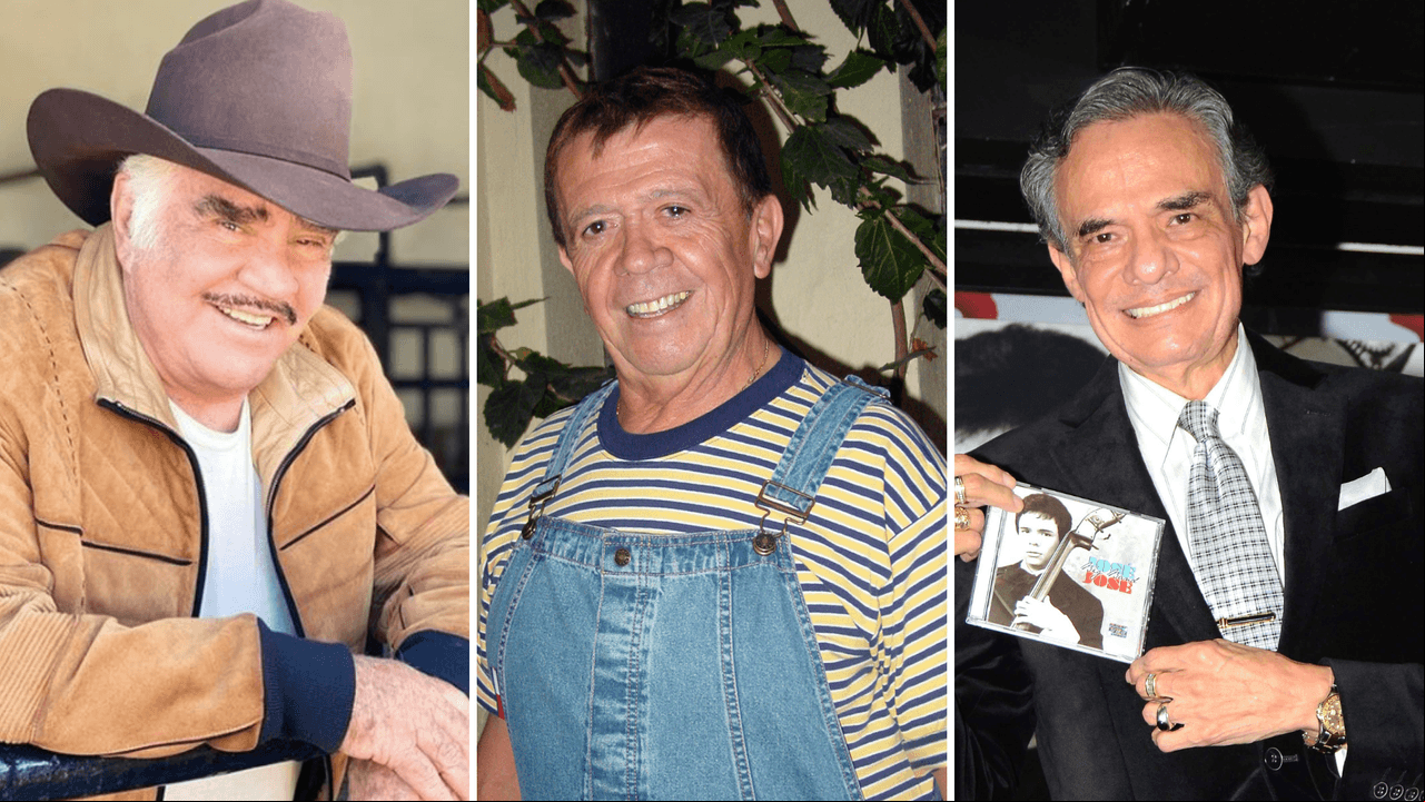 Esta es la curiosa coincidencia que une a Vicente Fernández, Chabelo y José José
