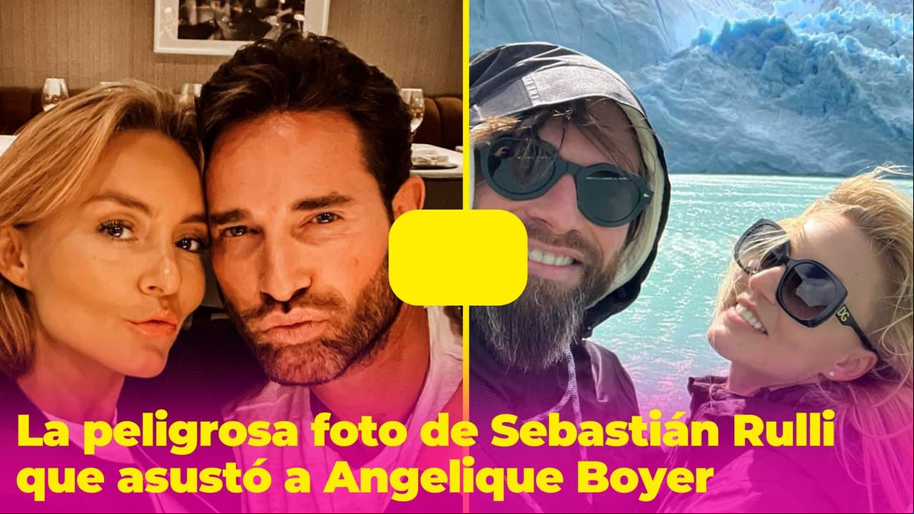 Angelique Boyer casi "se infarta" al ver la peligrosa foto que Sebastián Rulli se tomó en sus vacaciones