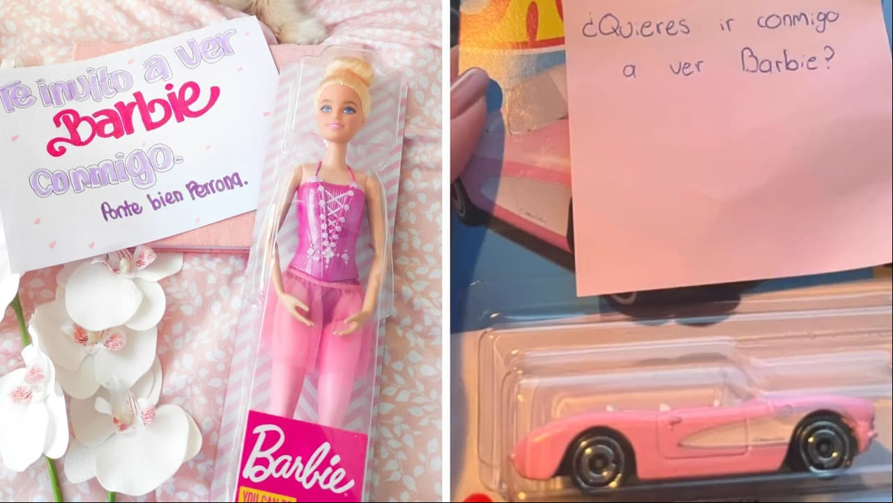 Románticas e ingeniosas propuestas para ir a ver la película Barbie inundan Internet