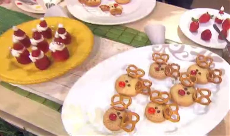 RECETA: Galletas de reno y Santa Claus