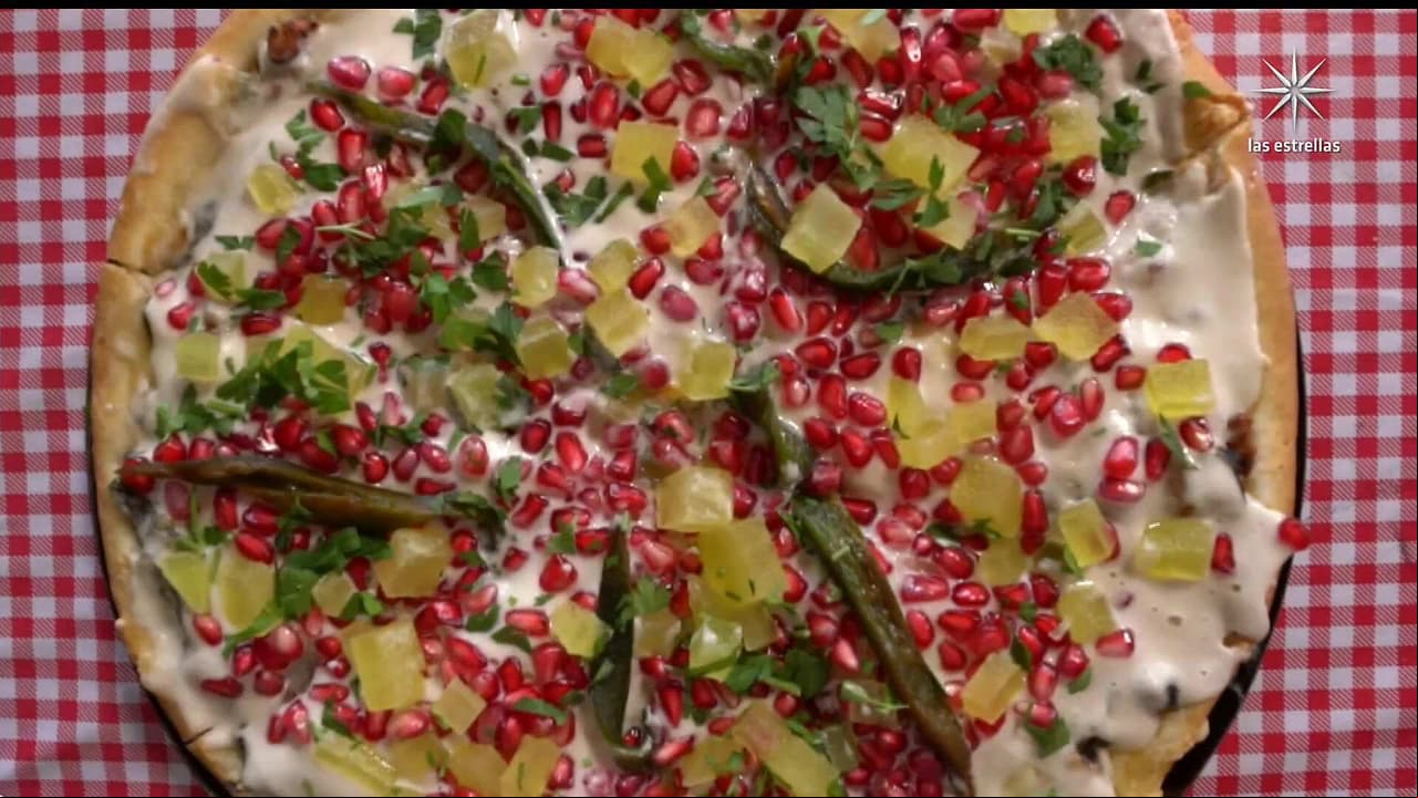 Pizza de chile en nogada: Así se prepara este innovador platillo para las fiestas patrias