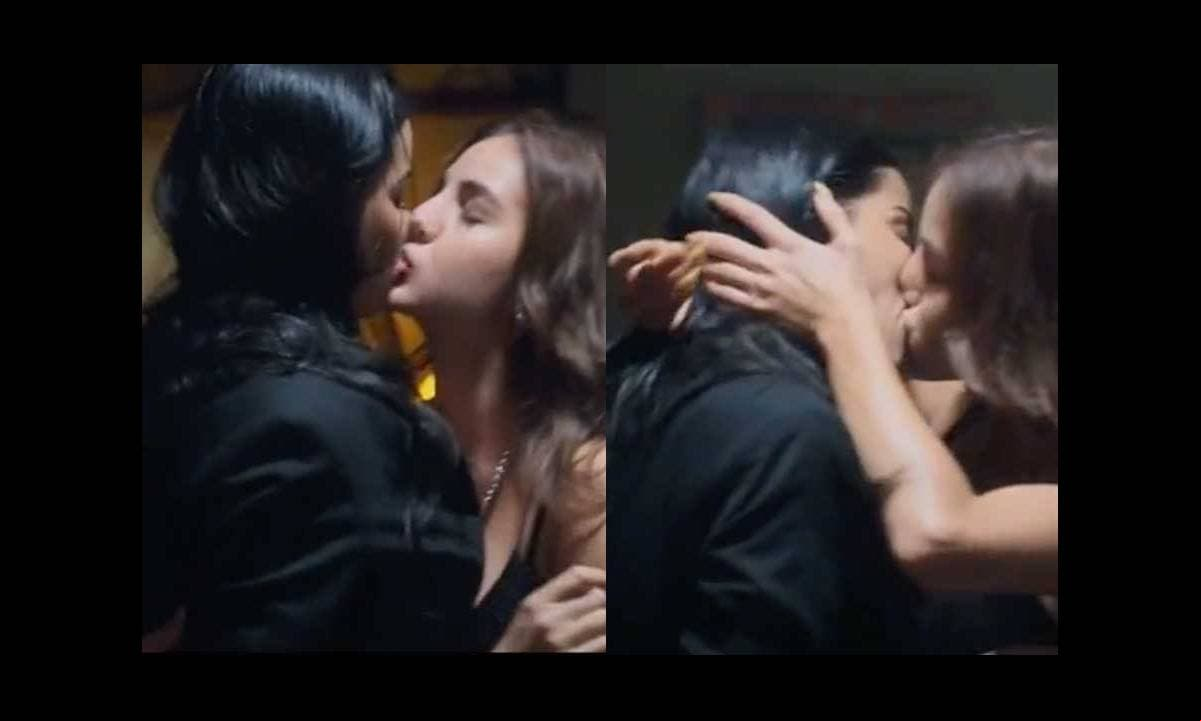 Maite Perroni protagniza tremendo beso con Ela Velden y paraliza las redes sociales
