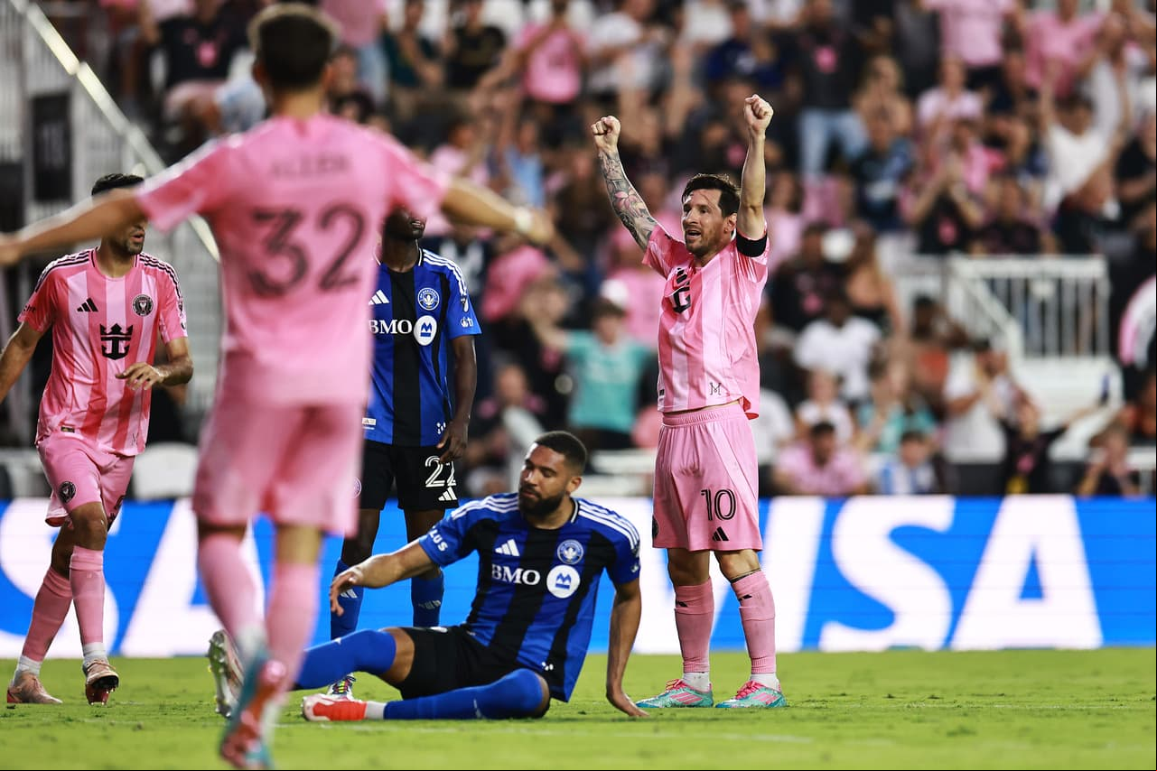 Messi anota golazo desde fuera del área para Inter Miami ante Montréal