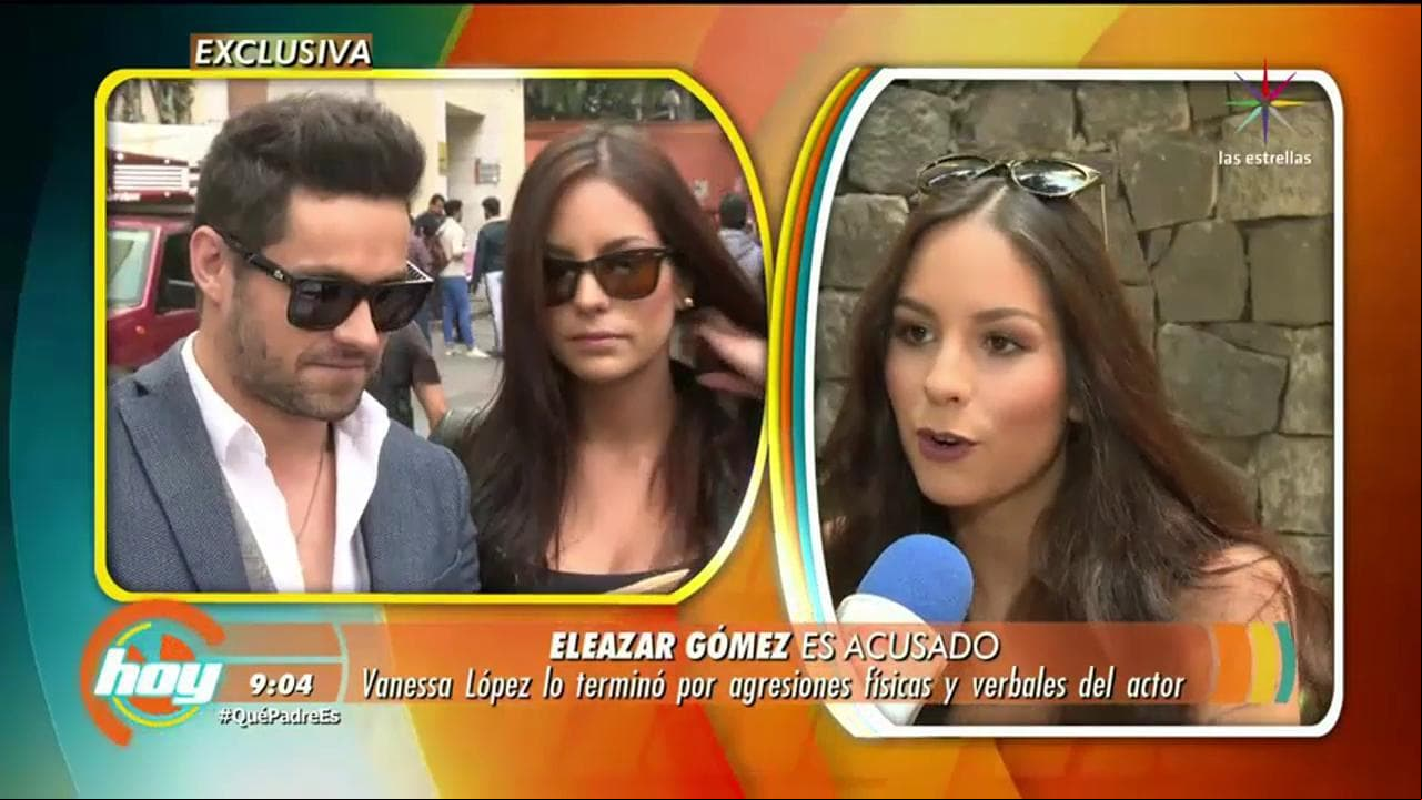 Ex de Eleazar Gómez ventila haber vivido violencia física y agresión verbal