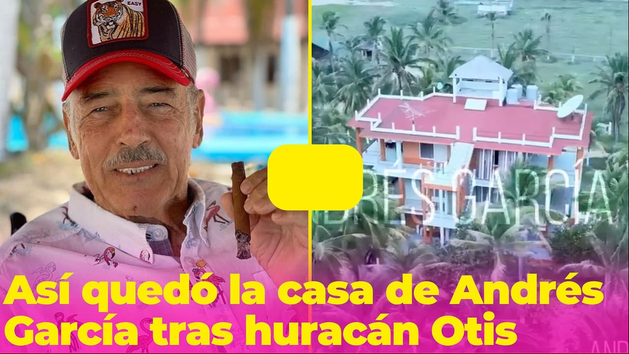 Viuda de Andrés García compartió la destrucción de su hogar en Acapulco tras paso de Otis