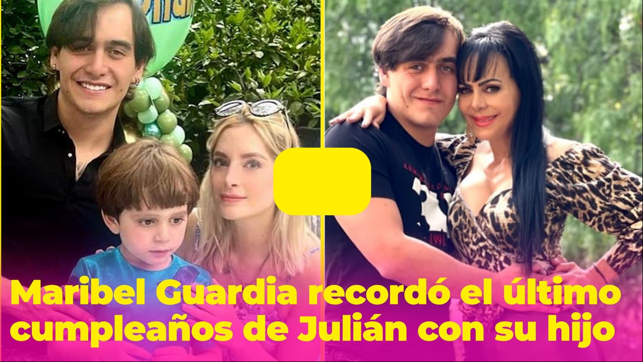 Maribel Guardia recordó el último cumpleaños que Julián Figueroa pasó con su hijo