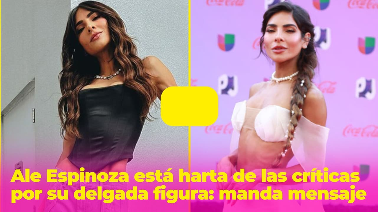 Alejandra Espinoza está harta de critiquen su delgada figura y mandó un contundente mensaje a sus haters