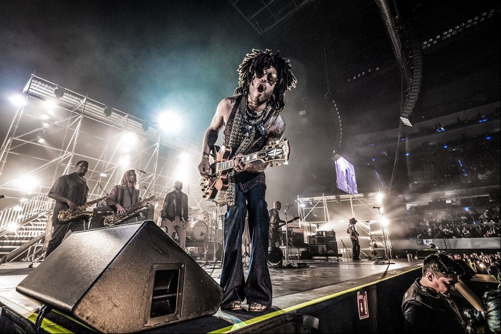 Lenny Kravitz se presentó en la Arena Ciudad de México